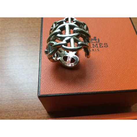 bague hermes chaine d ancre enchainee|bague chain enchaînée hermes.